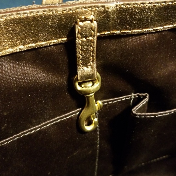 Coach Brown Signature Tote Bag - Picture 5 of 6